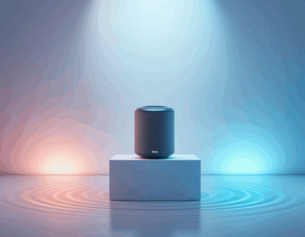 Bluetooth speaker setup focused on maximizing sound quality through proper placement and device pairing