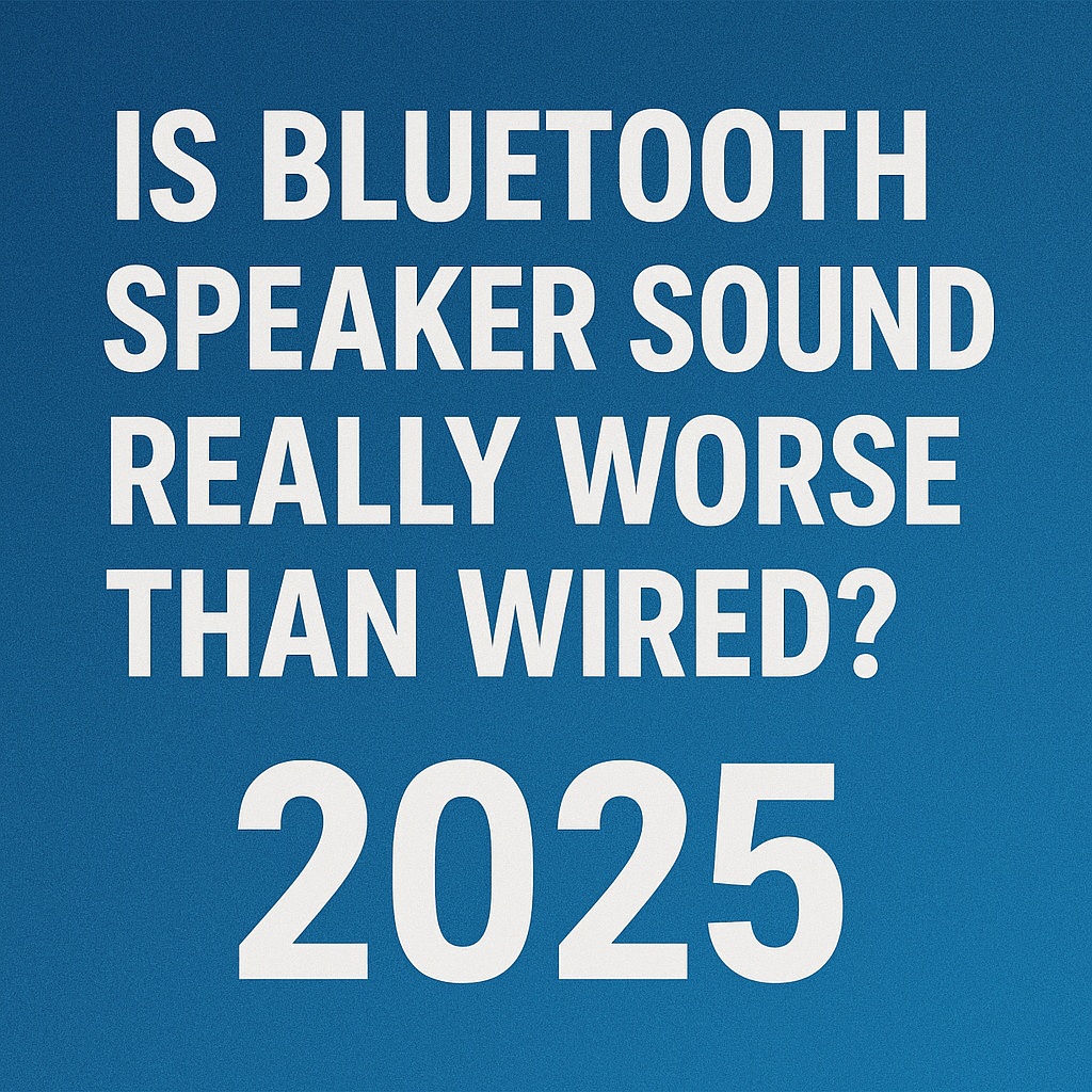 speaker sound really worse than wired?