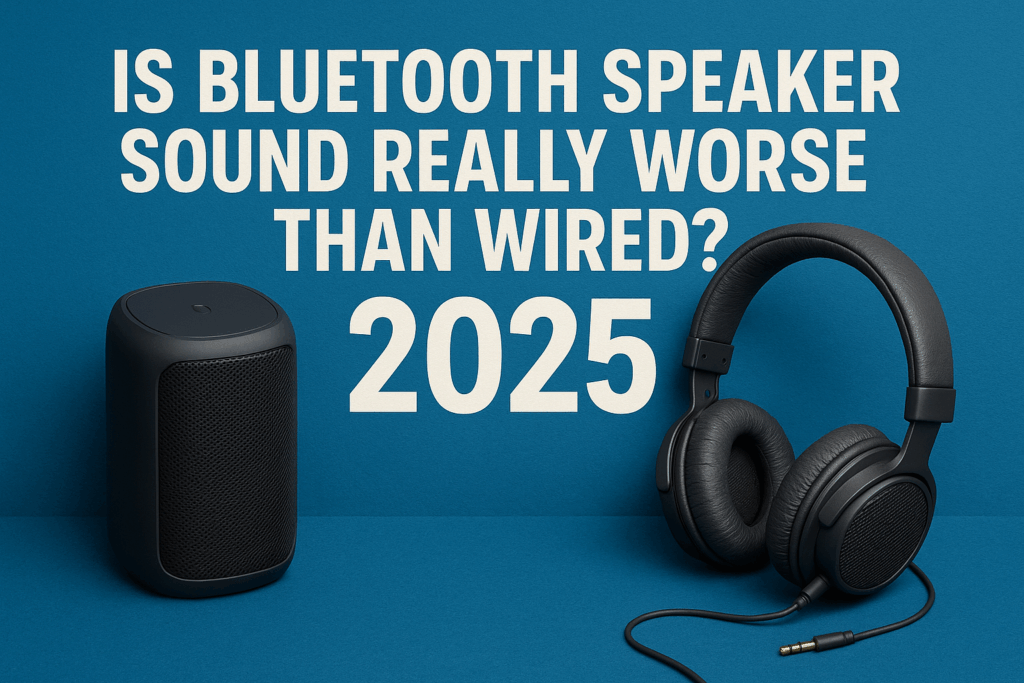 Is Bluetooth speaker sound really worse than wired?