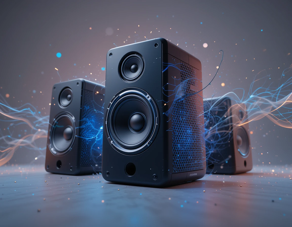 Best overall Bluetooth speaker with premium sound quality placed on a modern wooden table.