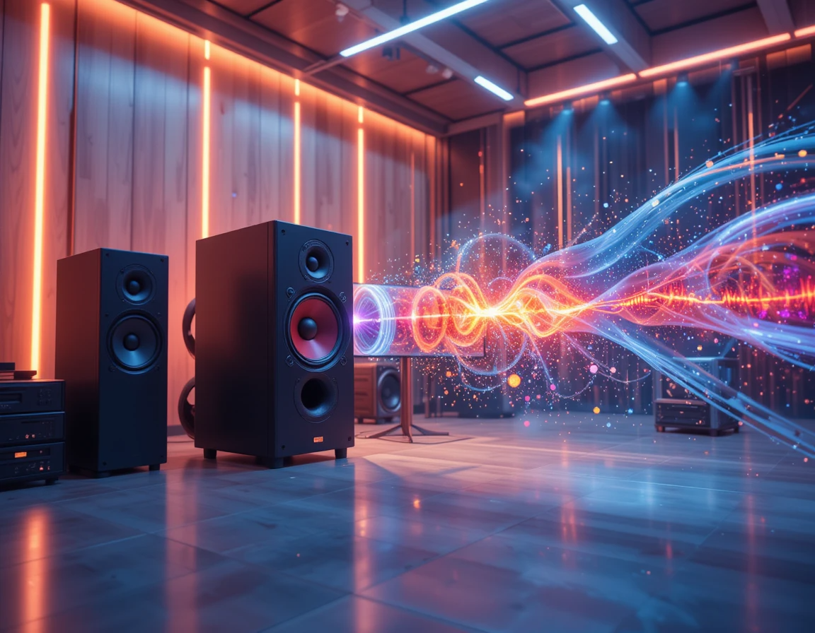 A premium Bluetooth speaker placed on a modern surface, representing high-end portable audio performance.