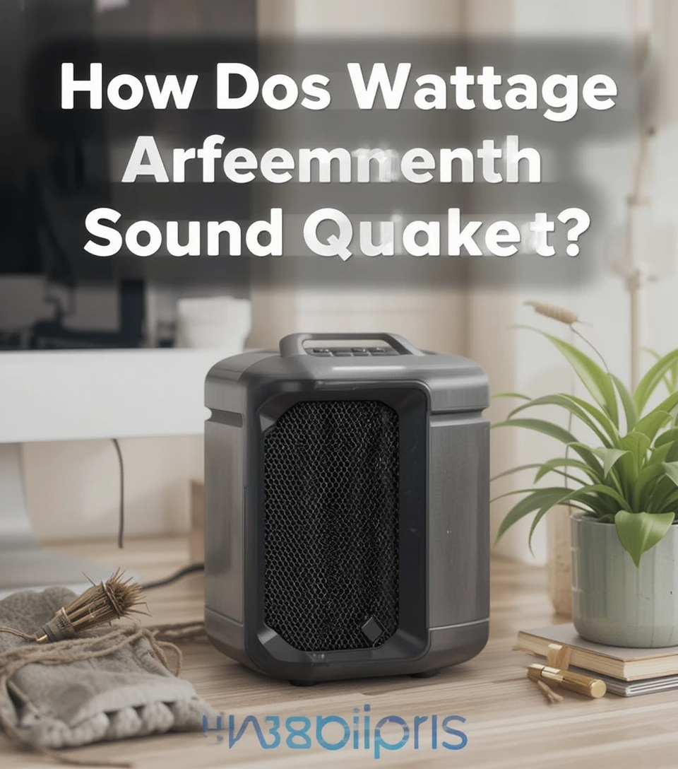 How does wattage affect Bluetooth speaker sound quality?