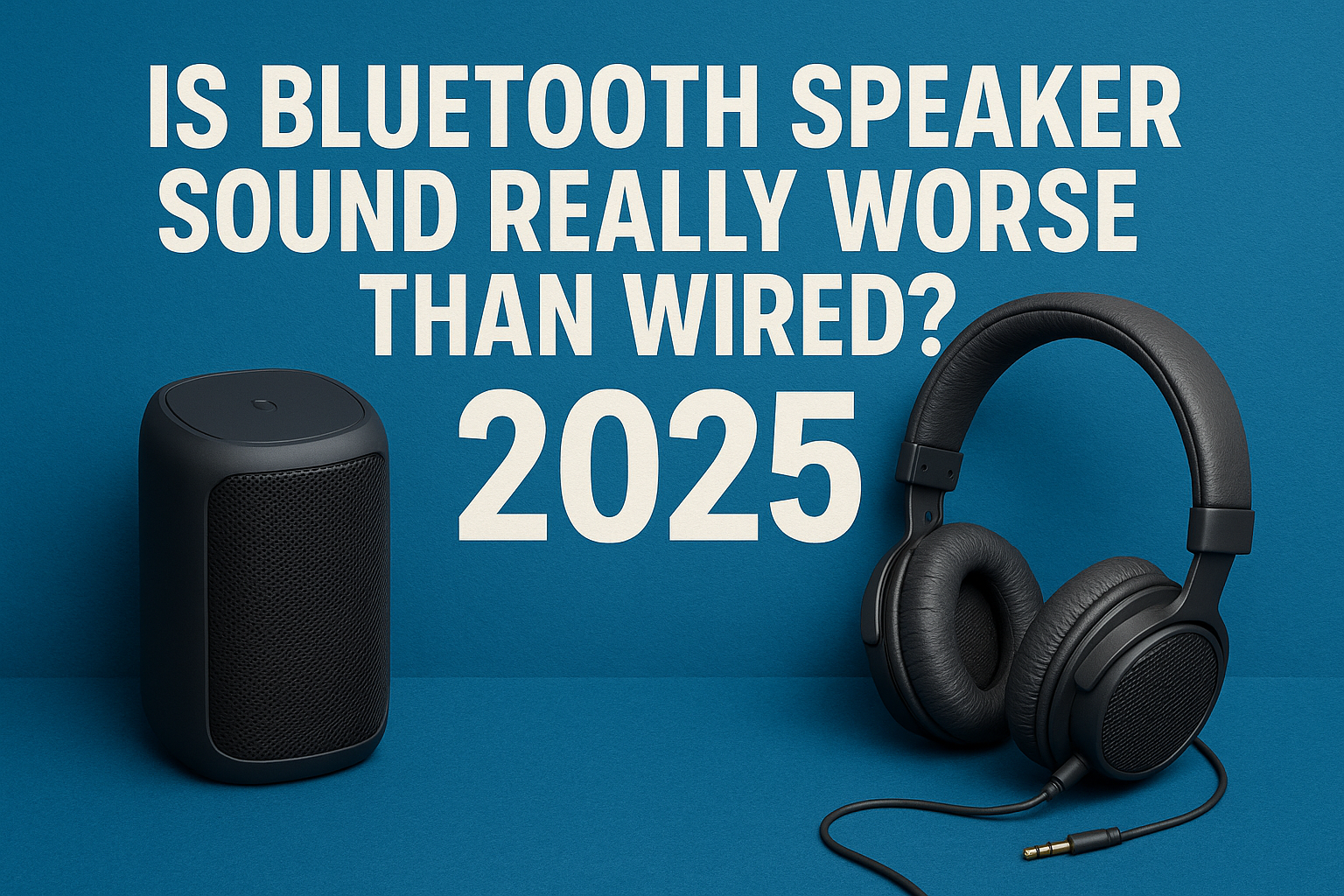Is Bluetooth speaker sound really worse than wired?